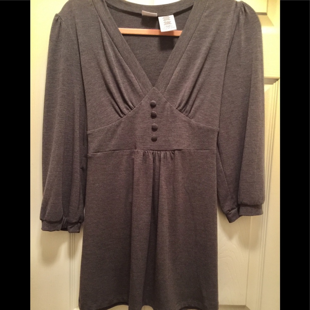 Sexy V-Neck Top, Tie Back, NEW no Tag
